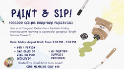 Paint & Sip 8/22