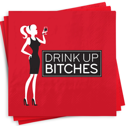 Cocktail Napkins - Drink Up Bitches
