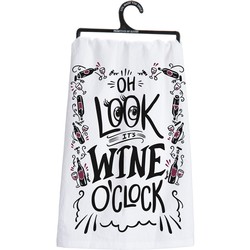 Kitchen Towel - Oh Look It's Wine O'Clock