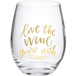 Wine Glass - Love The Wine You're With